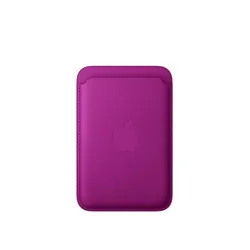 Apple iPhone Feingewebe Wallet mit MagSafe - Magenta