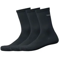 Shimano, Herren, Sportsocken, Performance (x3) (L, M), Grau, Schwarz