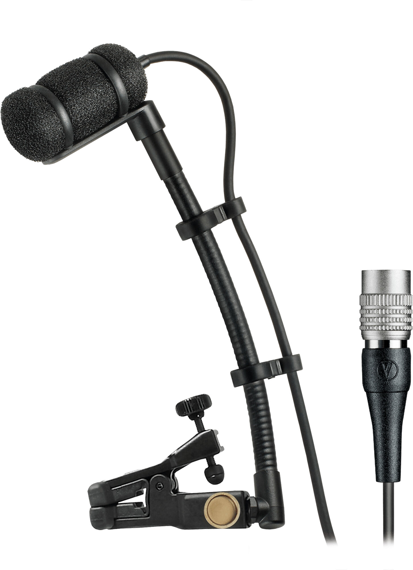 Audio Technica ATM350UcW Microfone para instrumento c/ sistema de montagem universal