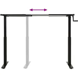 vidaXL, Schreibtisch, Demi (60 x 60 x 115.50 cm)