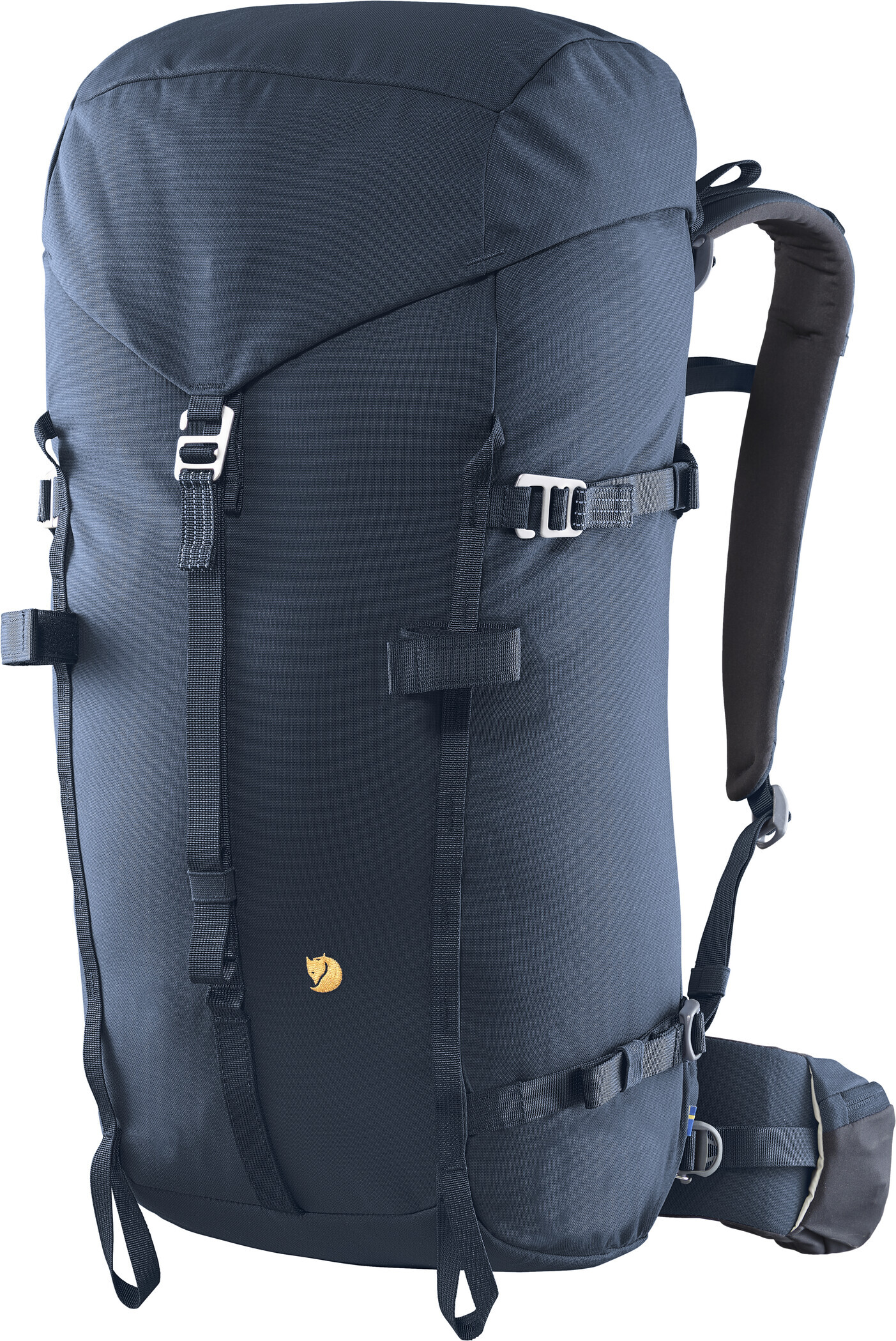 Fjällräven Bergtagen 38 S-M, Interner Rahmen, Oben, Bergsteigen, Blau, Unisex, Polyamid