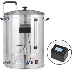 Brauheld Pro Maischekessel 3300W 70L 30-100°C Umwälzpumpe Edelstahl