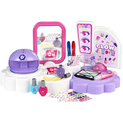 Smoby Stylingset Glow Station 3in1 GlamMeUp, mehrfarbig