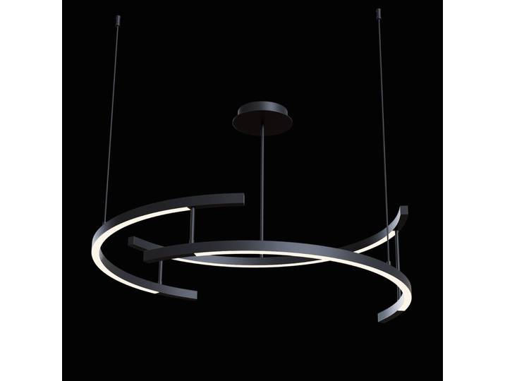 Maytoni Hängelampe Line, schwarz, für Arbeitszimmer / Büro, Aluminium, Modern