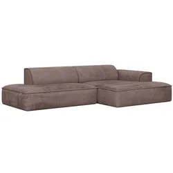 Exxpo by Gala Ecksofa Billund Cord Braun Cappuccino