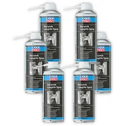 6x Schmiermittel LIQUI MOLY 20971 Keramik Longlife Spray Fett Spray 400 ml