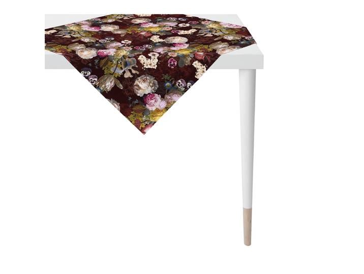 Tischdecke Herbstzeit Typ B 100 x 100cm Violett/Aubergine