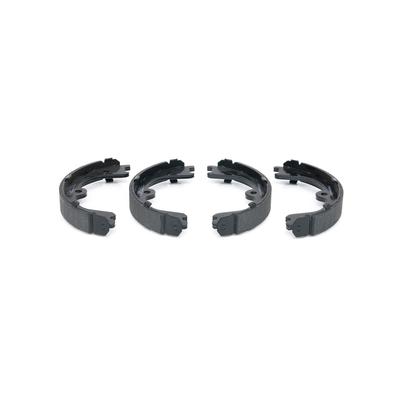 BOSCH Handbremsbeläge MERCEDES-BENZ,NISSAN 0 986 487 929 4704203700,4704203800,A4704203700 Handbremsbacken,Bremsbackensatz, Feststellbremse