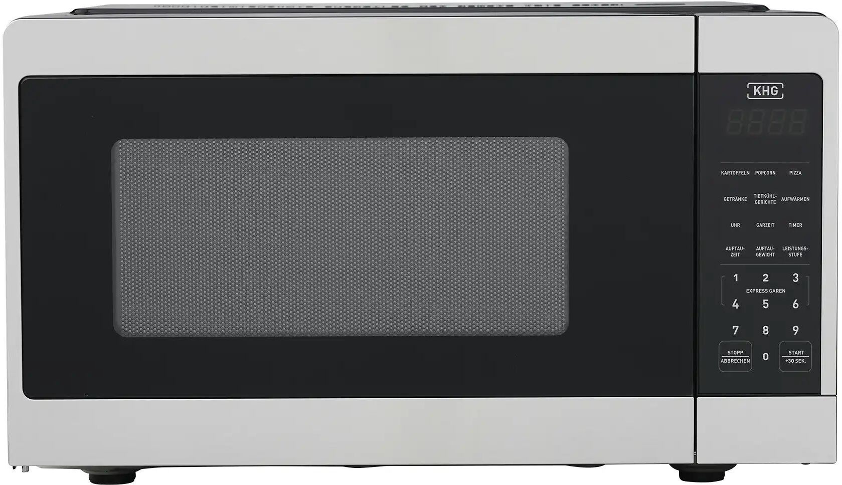 KHG Mikrowelle  MW-23.2 ESD ¦ silber ¦ Kunststoff,Metall,Glas ¦ Maße (cm): B: