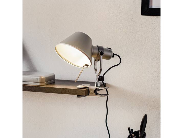Tolomeo Pinza LED Wandleuchte Alu 2700K - Artemide - Wohnzimmer - Design - Metall - Einflammig
