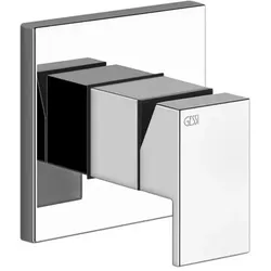 Gessi Rettangolo Fertigmontageset für Einhebelmischer, ein Weg, Ausgang oben, UP-Körper 44612, 20119708, Farbe: Kupfer gebürstet PVD