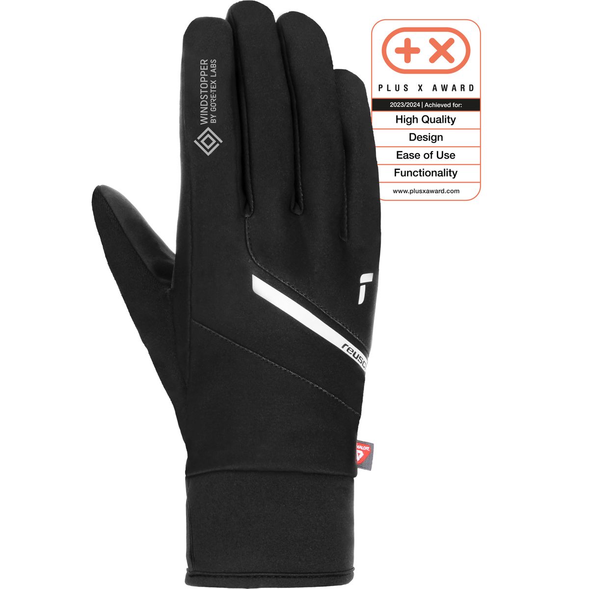 Reusch Versa Windstopper Touch-tec black / silver (7702) 9,5 6420025-7702-9,5