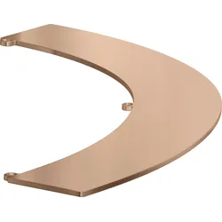 hansgrohe AXOR Suite Ablage, Metall, 505x636mm, 42006300, Farbe: Polished Red Gold