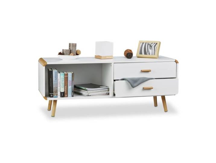 Relaxdays Sideboard mit abgerundeten Ecken