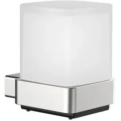 emco loft Sensor-Seifenspender, satiniertes Kristallglas, 052101605, Farbe: Edelstahl