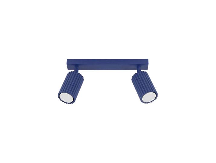 Design Deckenlampe „Karbon“ 2-flammig Ultramarine Sollux Lighting
