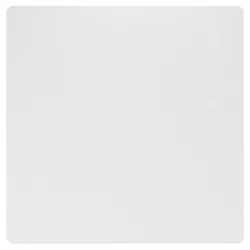 BODENSCHUTZMATTE 120 x 120 cm Bürostuhl Unterlage in Transparent für Hartböden