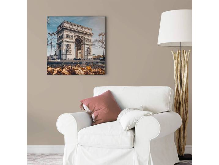 Impression sur toile Arc De Triomphe Polyester PVC / Épicéa Beige 50 x 50cm