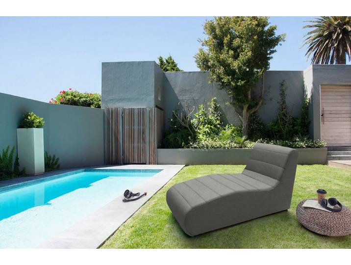 DOMO collection Sofaelement Soleil, pflegeleichter und wetterfester Bezug, Outdoor, besonderes Design und Formgebung, individuell erweiterbar