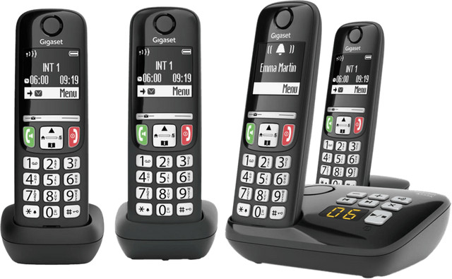 Gigaset A735A Quattro draadloze telefoonset met vier handsets