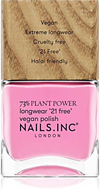 Nails Inc. Plant Power long-lasting nail polish shade Detox On Repeat 14 ml