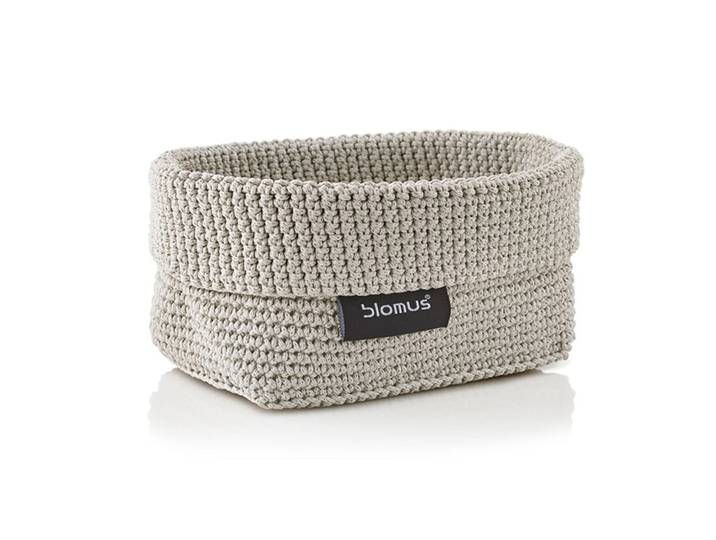 blomus Panier en textile Tela M 10x15 cm Sable