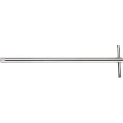 Rohrsteckschlüssel SW 10mm L.400mm m.Quergr.verchr.TECWERK