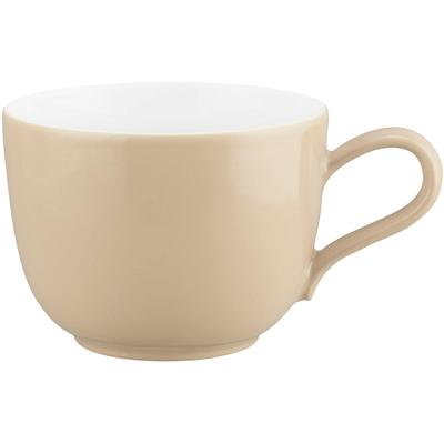 Tasse SELTMANN WEIDEN "Liberty Pure Colors", beige (dusty beige), B:11,6cm H:6,4cm Ø:8,7cm, Porzellan, Trinkgefäße, Tasse, Kaffeetasse