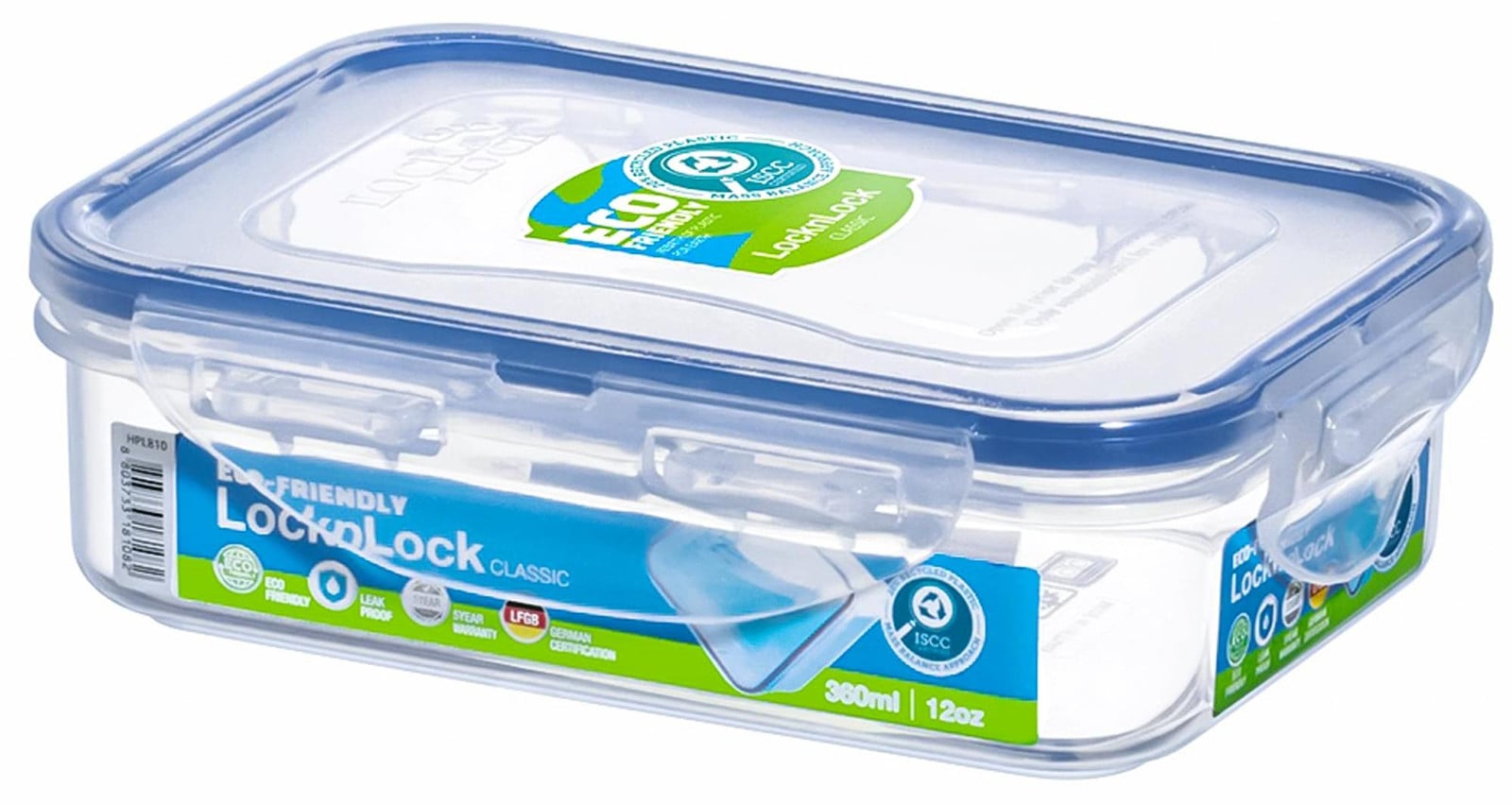 Lock & Lock Classic luchtdichte bewaardoos, 360 ml, B/D/H: 15,1 x 10,8 x 4,5 cm