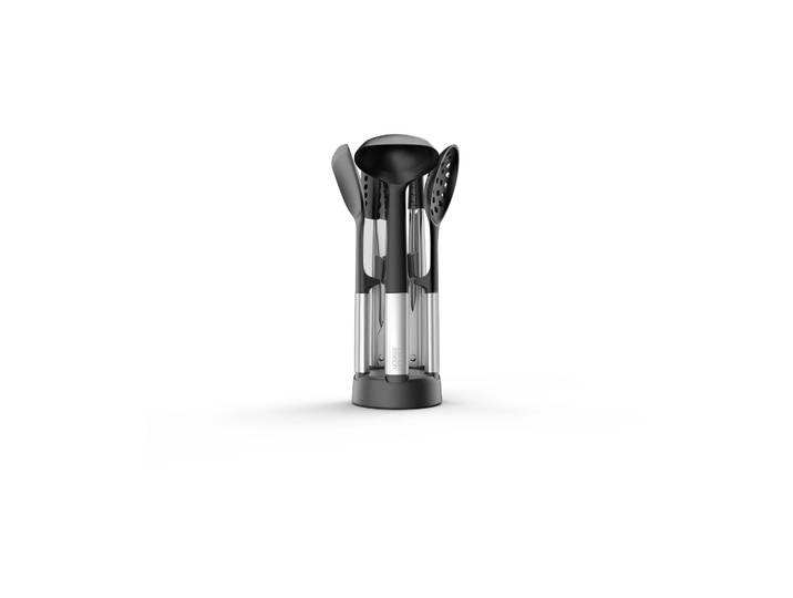 Joseph Joseph Ustensiles de cuisine Elevate fusion et support, 5 pièces Silicone