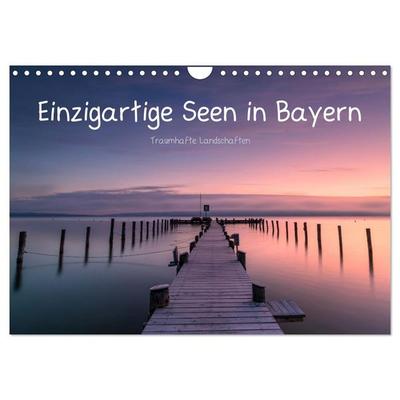 Einzigartige Seen in Bayern (Wandkalender 2026 DIN A4 quer), CALVENDO Monatskalender