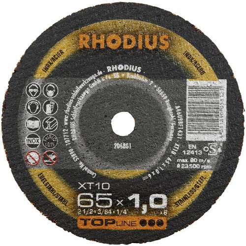 Rhodius XT10 MINI 206800 Trennscheibe gerade 50mm Edelstahl, Stahl