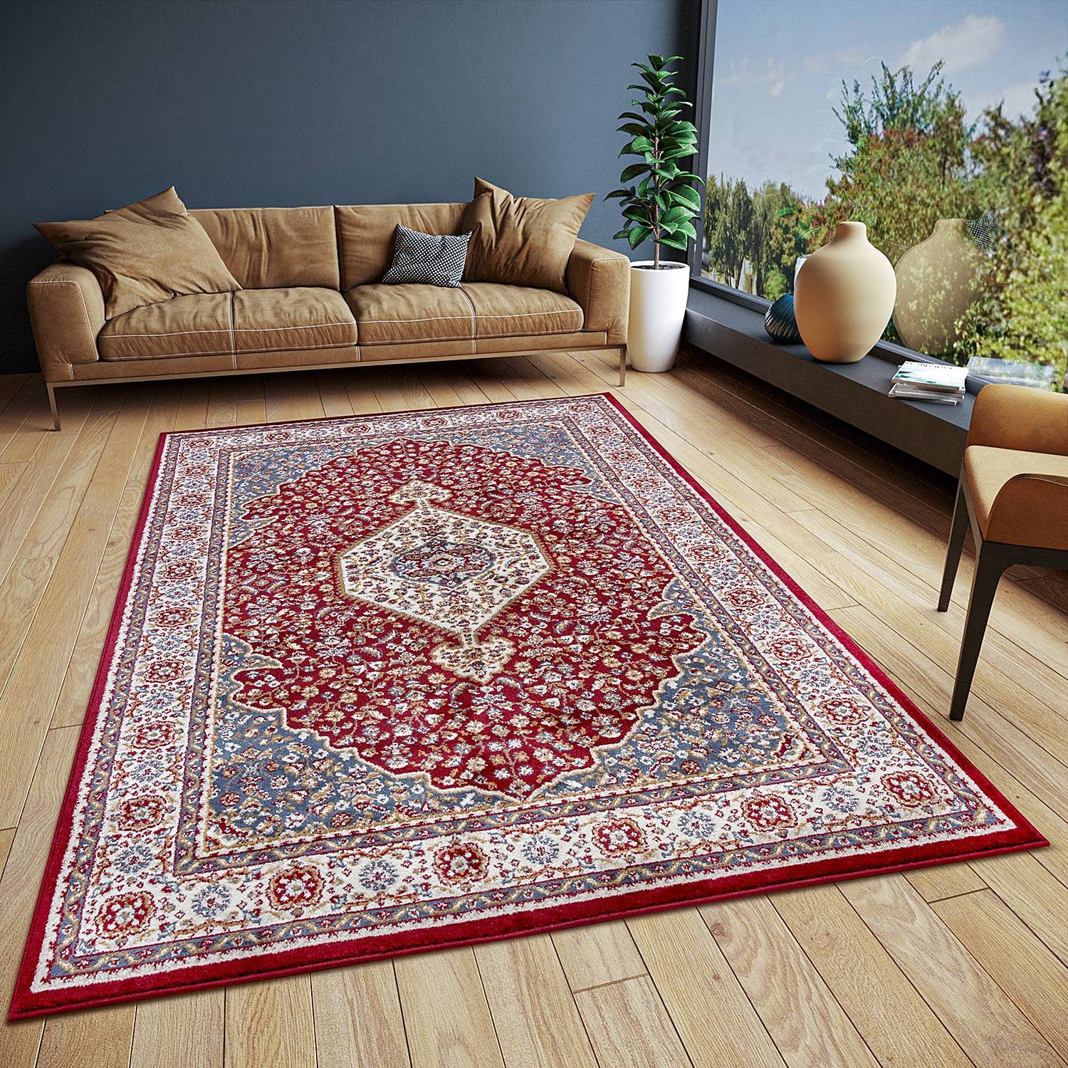 home24 Oosters vloerkleed Mochi rood 80 x 120 cm
