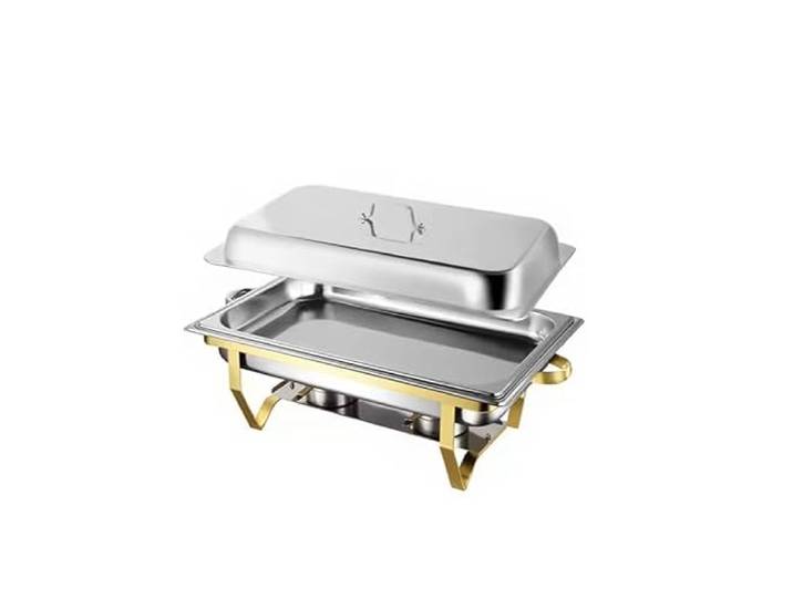 Chafing Dishes for Buffet Chafing Dish Buffet-Set chafing dish Mit verschiedenen Speisepfannen, Kombi-Speisewärmer for Veranstaltungen und Hochzeiten