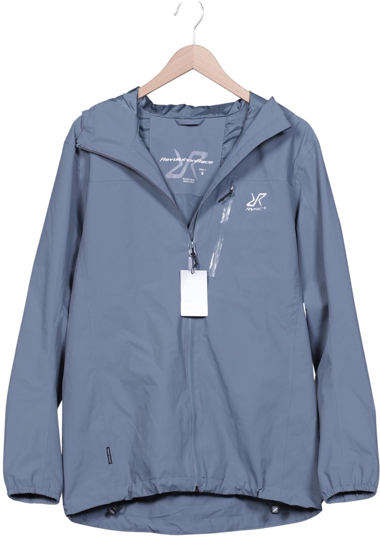 Revolution Race Herren Jacke, Grau, Gr. S, Synthetik / Tex / Membran - Second Hand
