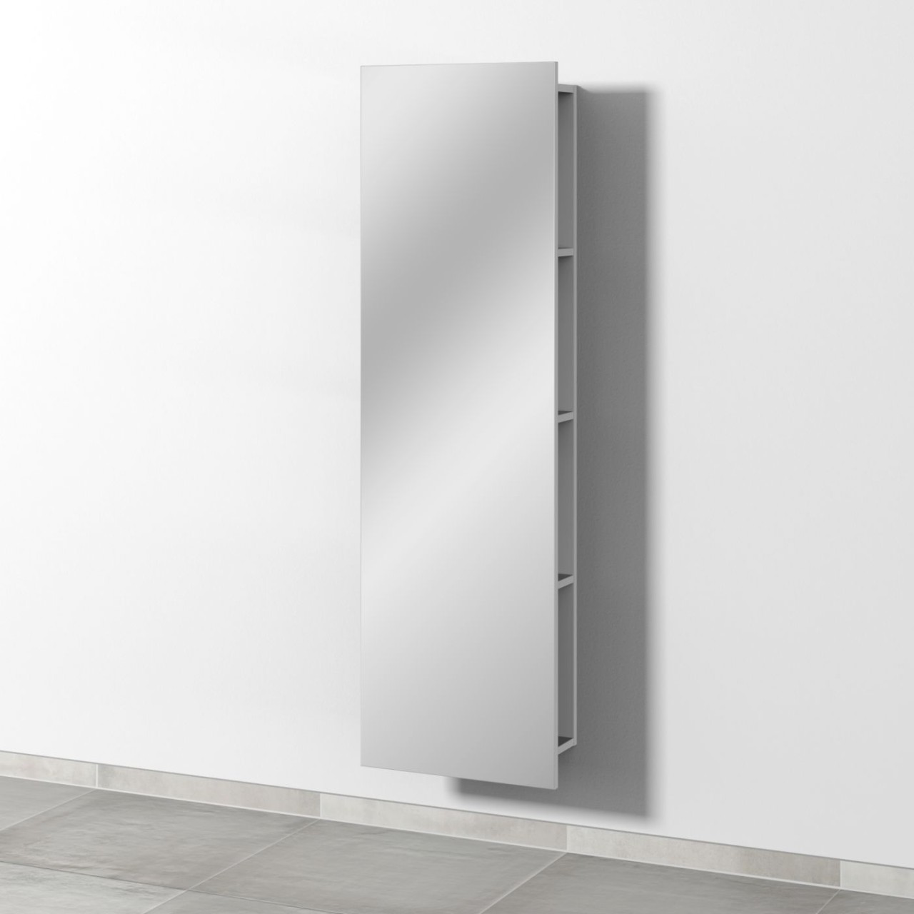 Sanipa 3way Spiegelregal, Breite 45 cm, Weiß-Soft, BR19043 BR19043