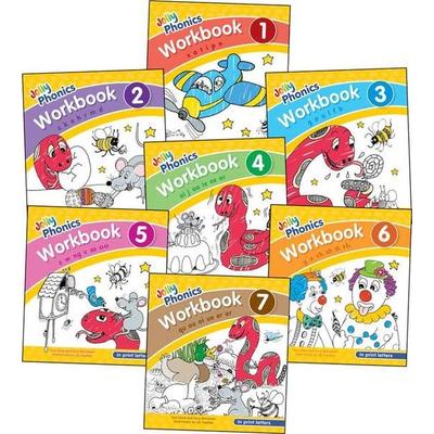 Jolly Phonics Workbooks 1-7, Taschenbuch von Sue Lloyd,Sara Wernham, Jolly Learning Ltd, 978-1-84414-682-6