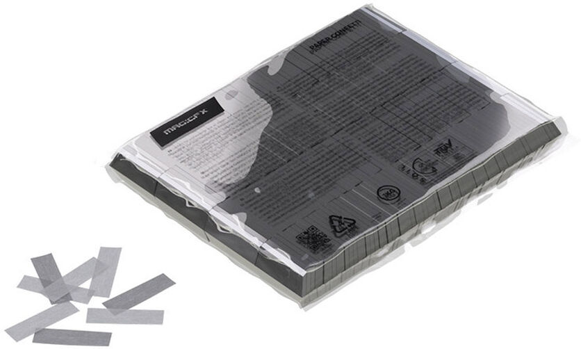 MagicFX Magic Fx Slowfall Konfetti Rechteckig 55x17mm - Silber 1kg