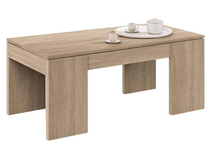 CALICOSY - Table basse à plateau relevable L100 cm - Kendra