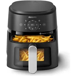 Philips 2000 Series Airfryer NA211/00, Fritteuse, Silber, Schwarz