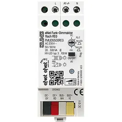 Jung FMUD5500REG eNet Funk-Dimmaktor 1fach, REG, 2 TE FM UD 5500 REG
