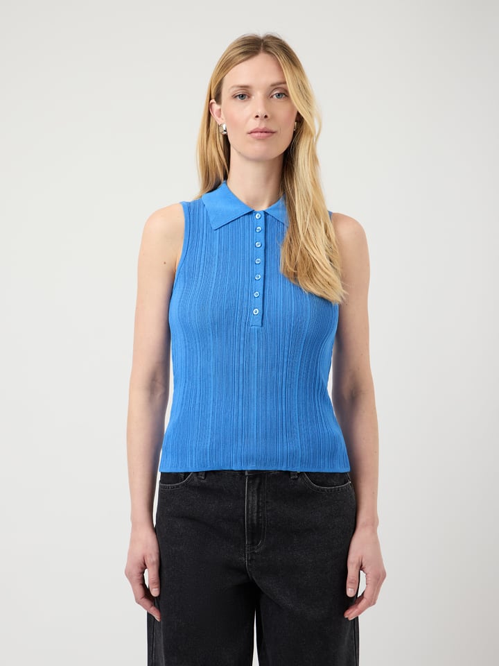 YAS Top in Blau - S