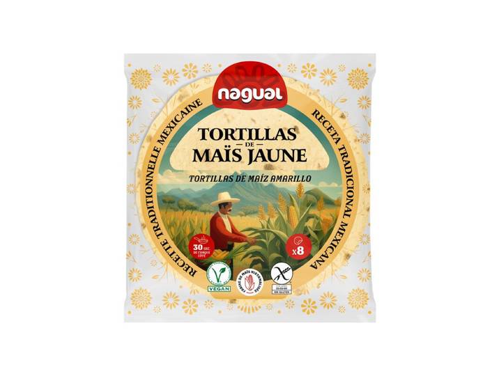 NAGUAL Tortillas de maïs jaune 200 g