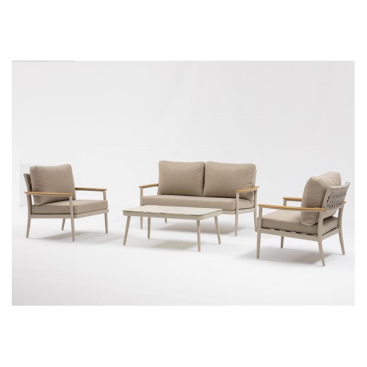 Acamp 57233 lyon Lounge Set 4-teilig toffee (572330)