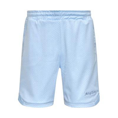 Shorts DROPSIZE "Dropsize Herren Dropsize V2 Mesh Shorts", Herren, Gr. S, US-Größen, blau (baby blau), 100% Polyester, normal, Hosen Shorts