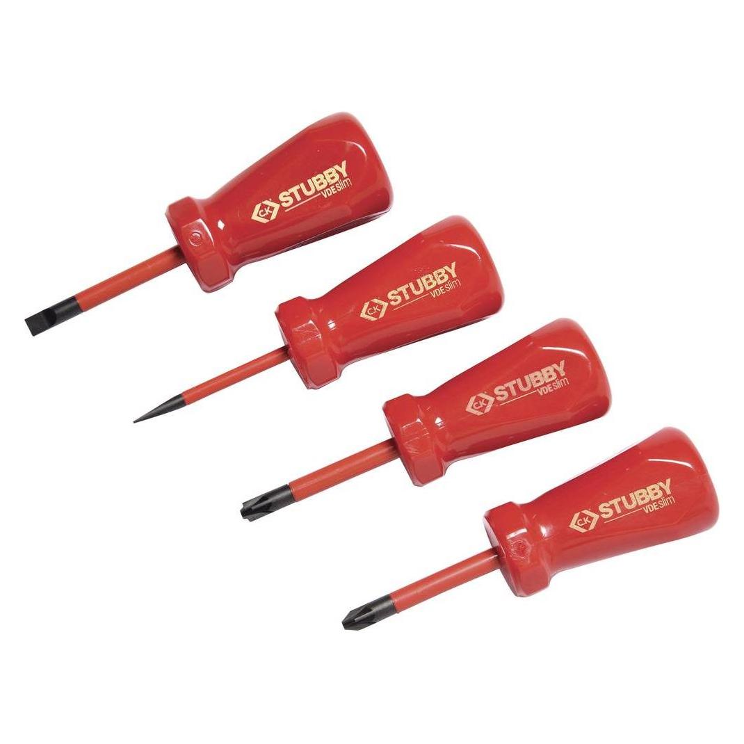 C.K Magma VDE Schraubendreher-Set 4teili (Schlitzschrauben) (T48349)