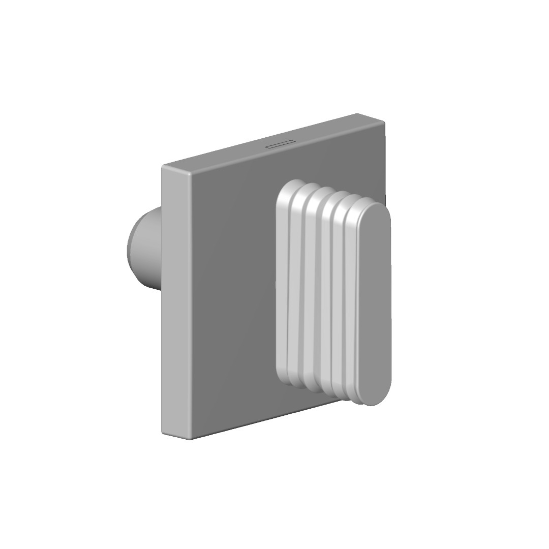 Dornbracht Griff für Wanne Ersatzteile 90207005504 60 x 60 x 40 mm Dark Platinum gebürstet 90207005504-99