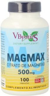 Vbyotics Magmax Magnesium Citrate 500 mg 100 Capsules