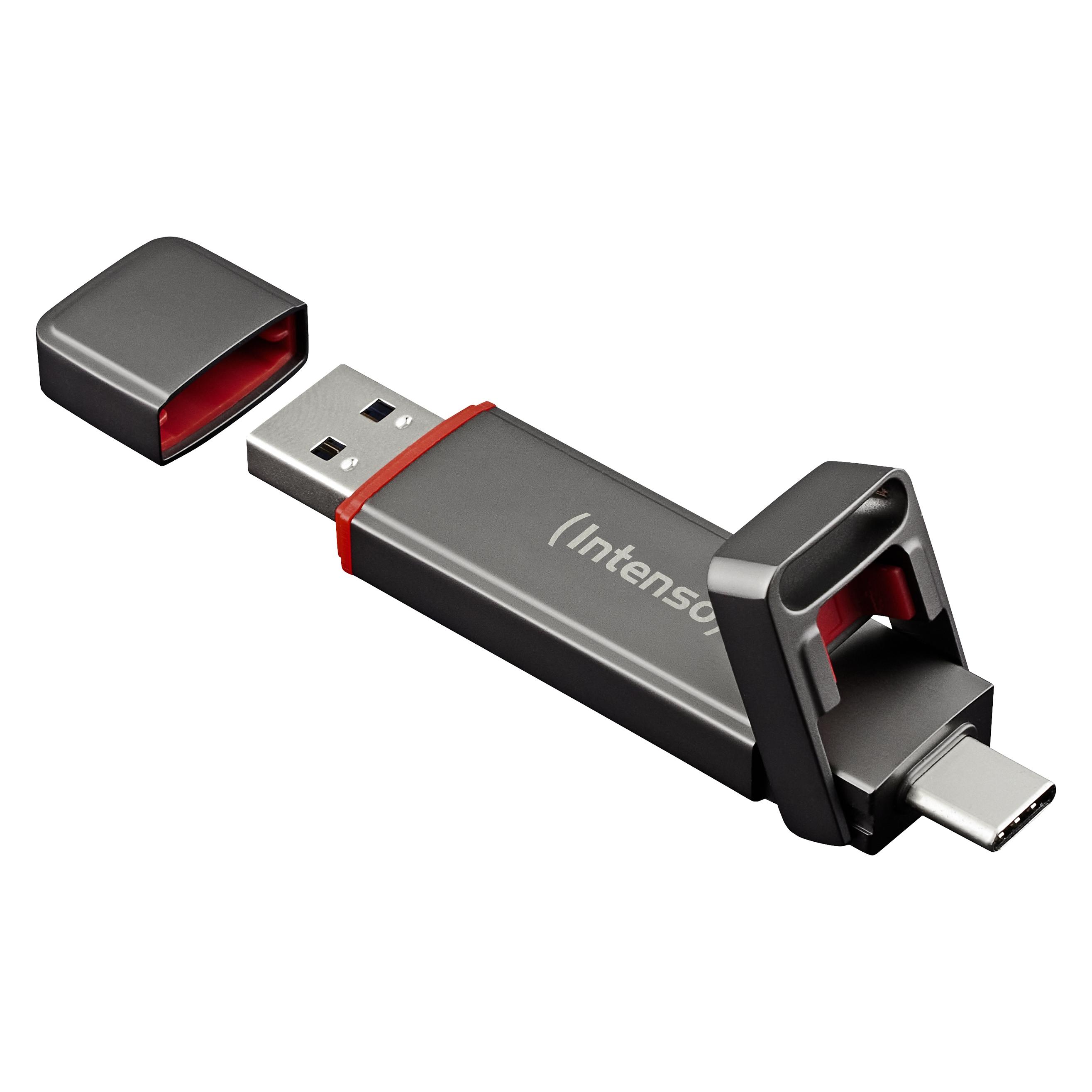Intenso SSD 250GB UX100 USB 3.2 Gen1 A+C Black (0.25 TB) (3850440)