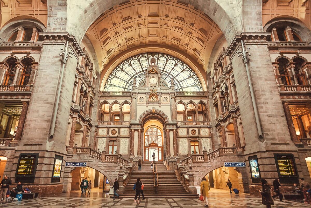 Fototapete PAPERMOON "Grand Central Station", bunt, B:2m L:1,49m, Vlies, Tapeten, Fototapete bunt B/L: 2m x 1,49m, Bahnen: 4 Stk.